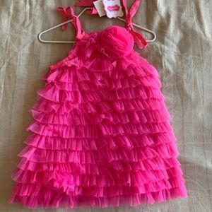 Mud Pie 2T Dress And Headband